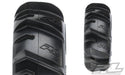 Pro-Line 10185-10 Dumont SC 2.2 / 3.0 Paddle Tires Mounted on Black Raid Wheels 2