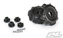Pro-Line 10185-10 Dumont SC 2.2 / 3.0 Paddle Tires Mounted on Black Raid Wheels 2