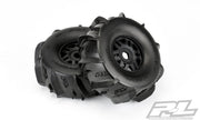 Pro-Line 10189-10 Dumont Paddle Tires Mounted on 17mm Wheels for Mojave 2 Pack