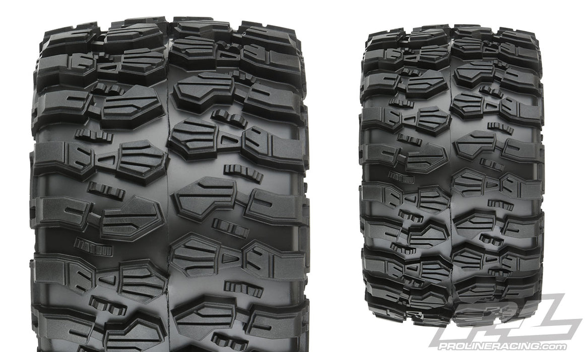 Pro-Line 10190-10 Hyrax 2.8 Tires Mounted on Raid Black Removable Hex Wheels 2 Pack