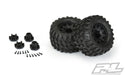 Pro-Line 10190-10 Hyrax 2.8 Tires Mounted on Raid Black Removable Hex Wheels 2 Pack