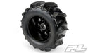 Pro-Line 10192-10 3.8" Dumont Paddle Tires Mounted on Wheels 2 Pack