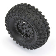 Pro-Line 10194-10 Hyrax 1.0" Truck Tires Mounted on Wheels 4 Pack
