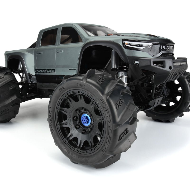 Pro-Line 10202-10 1/6 Sand/Snow Paddle Tires Mounted on 24mm Hex Wheels 1 Pair