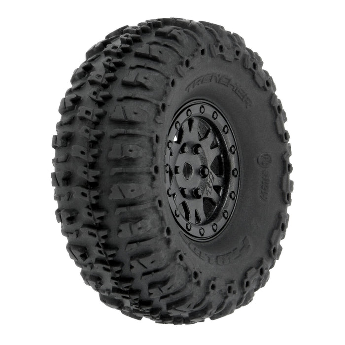 Pro-Line 10209-10 Trencher 1.0" Truck Tires Mounted on 7mm Hex Wheels 4 Pack