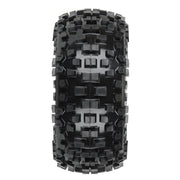 Pro-Line 1182-10 Badlands SC 2.2 / 3.0 Tires Mounted on Black Raid Wheels 2 Pack (2WD R 4x4 F/R)
