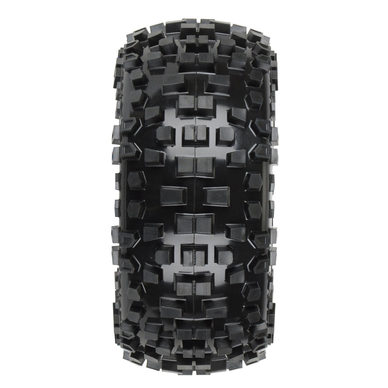 Pro-Line 1182-10 Badlands SC 2.2 / 3.0 Tires Mounted on Black Raid Wheels 2 Pack (2WD R 4x4 F/R)
