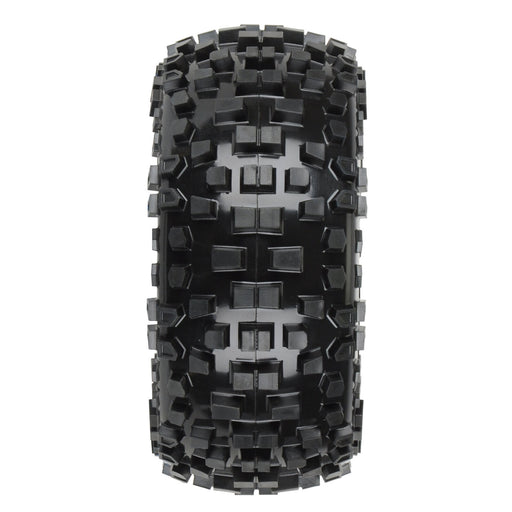 Pro-Line 1182-10 Badlands SC 2.2 / 3.0 Tires Mounted on Black Raid Wheels 2 Pack (2WD R 4x4 F/R)