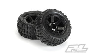 Pro-Line 1194-11 Trenchers 2.2" M2 Tires Mounted on Wheels for 1/16 E-Revo Summit 1 Pair