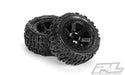 Pro-Line 1194-11 Trenchers 2.2" M2 Tires Mounted on Wheels for 1/16 E-Revo Summit 1 Pair