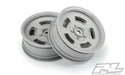 Pro-Line 2792-05 2.2" Slot Mag Stone Gray Front Wheels for 2WD Slash and DR10 Drag Cars 1 Pair