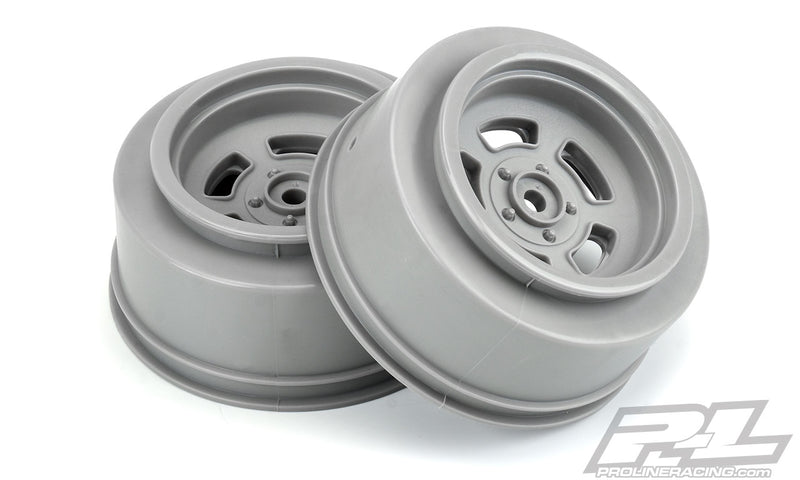 Pro-Line 2793-05 2.2" Slot Mag Stone Gray Rear Wheels for 2WD Slash and DR10 Drag Cars 1 Pair