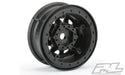 Pro-Line 2797-03 Black Plastic Keystone 1.55" Internal Beadlock Crawler Wheels 2 Pack