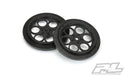 Pro-Line 2803-03 Black Showtime Front Runner 2.2"/2.7" Drag Wheels 2 Pack