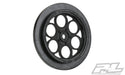 Pro-Line 2803-03 Black Showtime Front Runner 2.2"/2.7" Drag Wheels 2 Pack