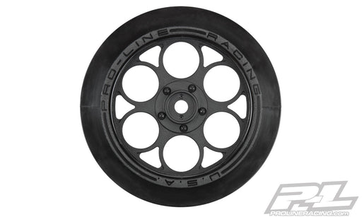 Pro-Line 2803-03 Black Showtime Front Runner 2.2"/2.7" Drag Wheels 2 Pack