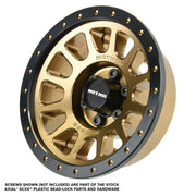 Pro-Line 2804-00 Method 305 NV Aluminum Front or Rear 2.9" Wheel Faces for SCX6