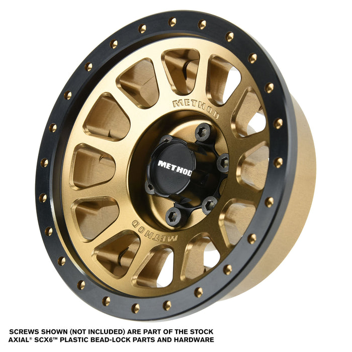 Pro-Line 2804-00 Method 305 NV Aluminum Front or Rear 2.9" Wheel Faces for SCX6