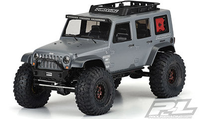 Pro-Line 3336-00 Wrangler Unlimited Clear Body 1/10 Crawlers with 12.3" Wheelbase