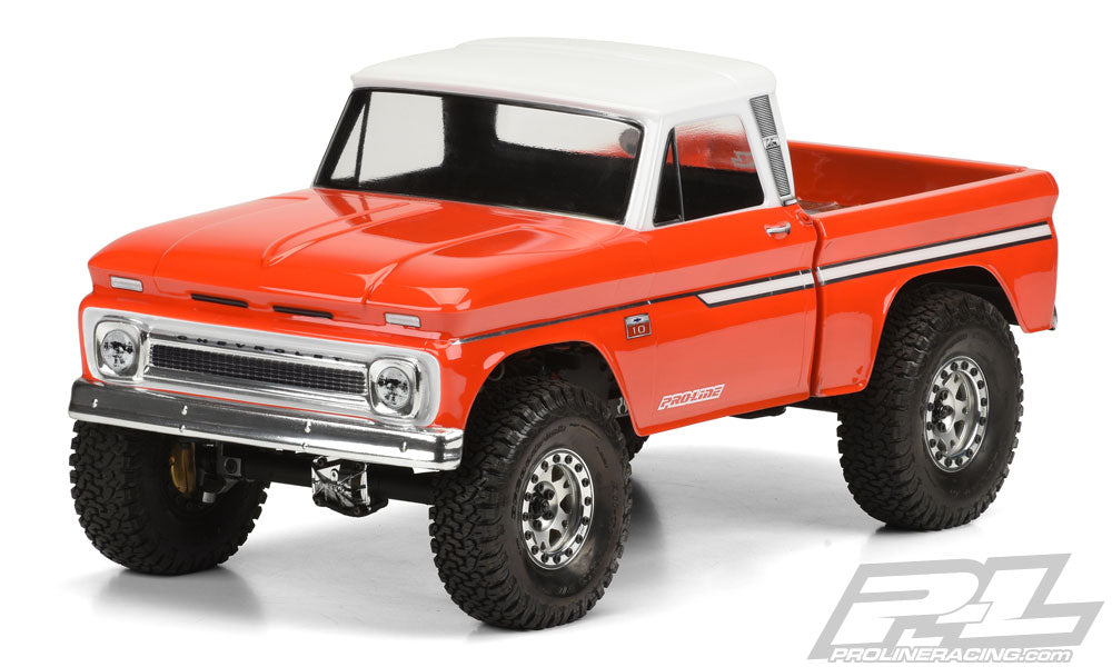 Pro-Line 3483-00 1966 Chevrolet C10 Truck Clear Body Fits SCX10 Honcho or 12.3" Wheelbase