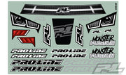 Pro-Line 3498-17 Pre-Cut MT Fusion Clear Body for Slash with 2.8 Tires