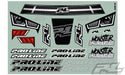 Pro-Line 3498-17 Pre-Cut MT Fusion Clear Body for Slash with 2.8 Tires