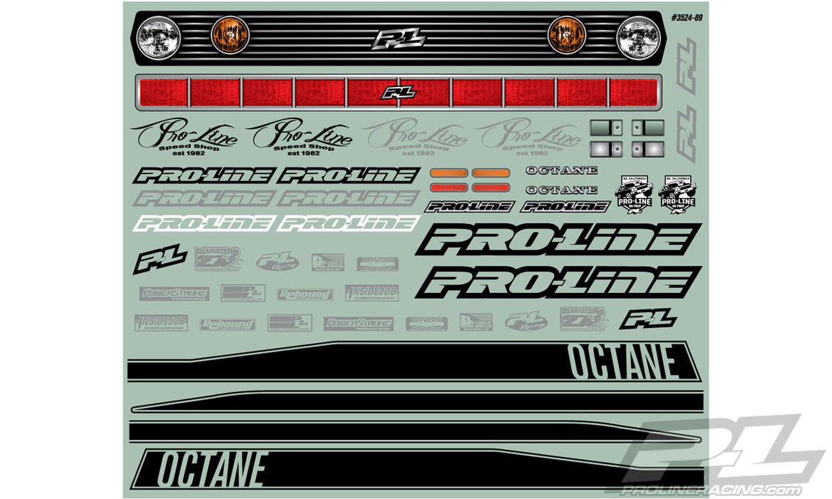 Pro-Line 3524-00 Octane Clear Body for Slash and 1/10 2WD Drag Car