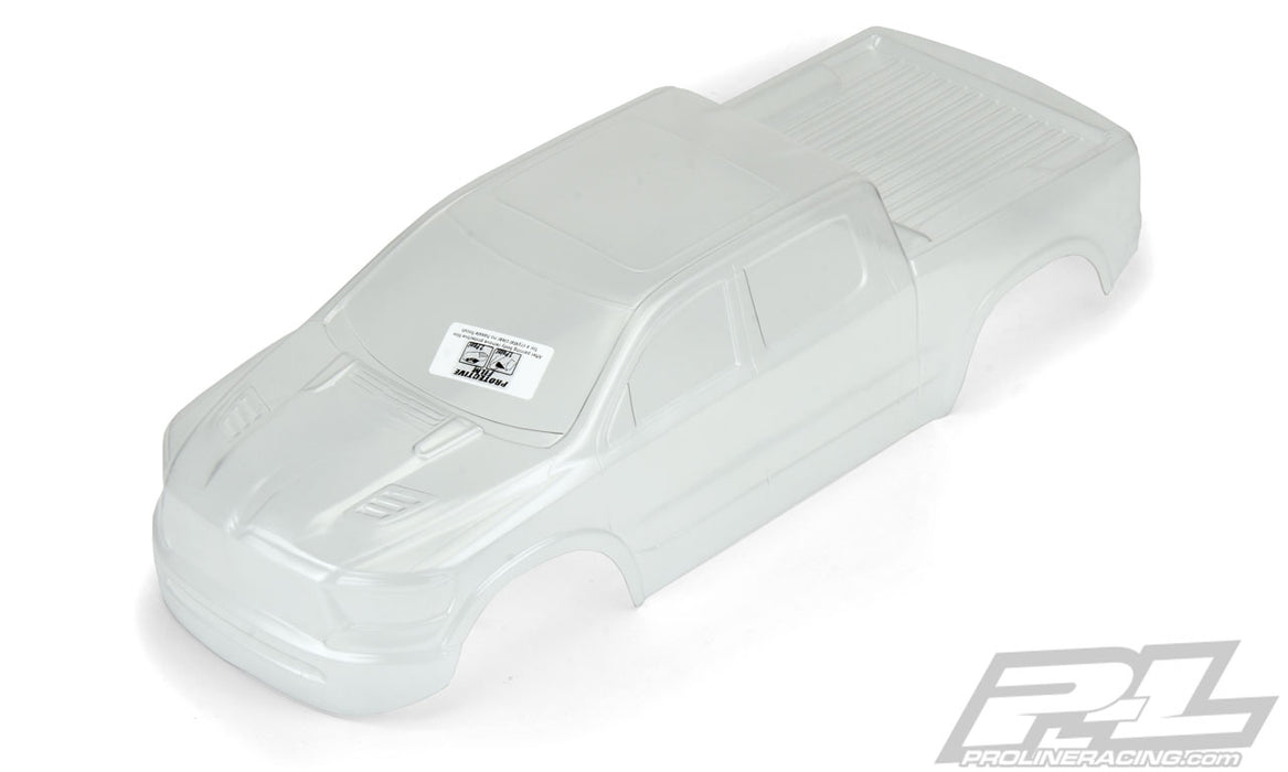 Pro-Line 3536-17 Pre-Cut 2020 Ram Rebel Clear Body for E-Revo 2.0 with 6307 and Maxx 4S with 6370