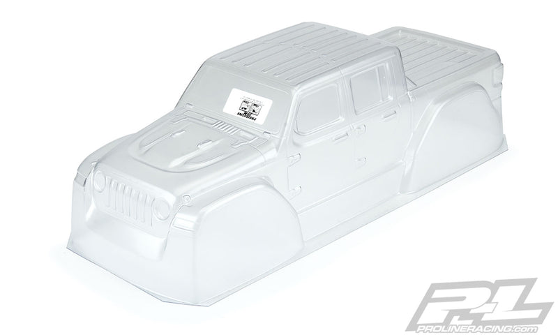 Pro-Line 3542-00 Jeep Gladiator Clear Body for SCT Slash 2WD and 4x4 (Maxx 4S with 6370)