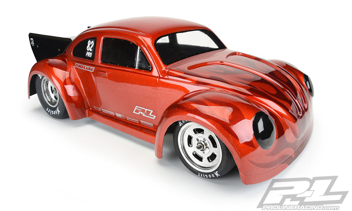 Pro-Line 3558-00 1/10 Volkswagen Bug Clear Body for 2WD Slash/DR10/22S Drag Cars