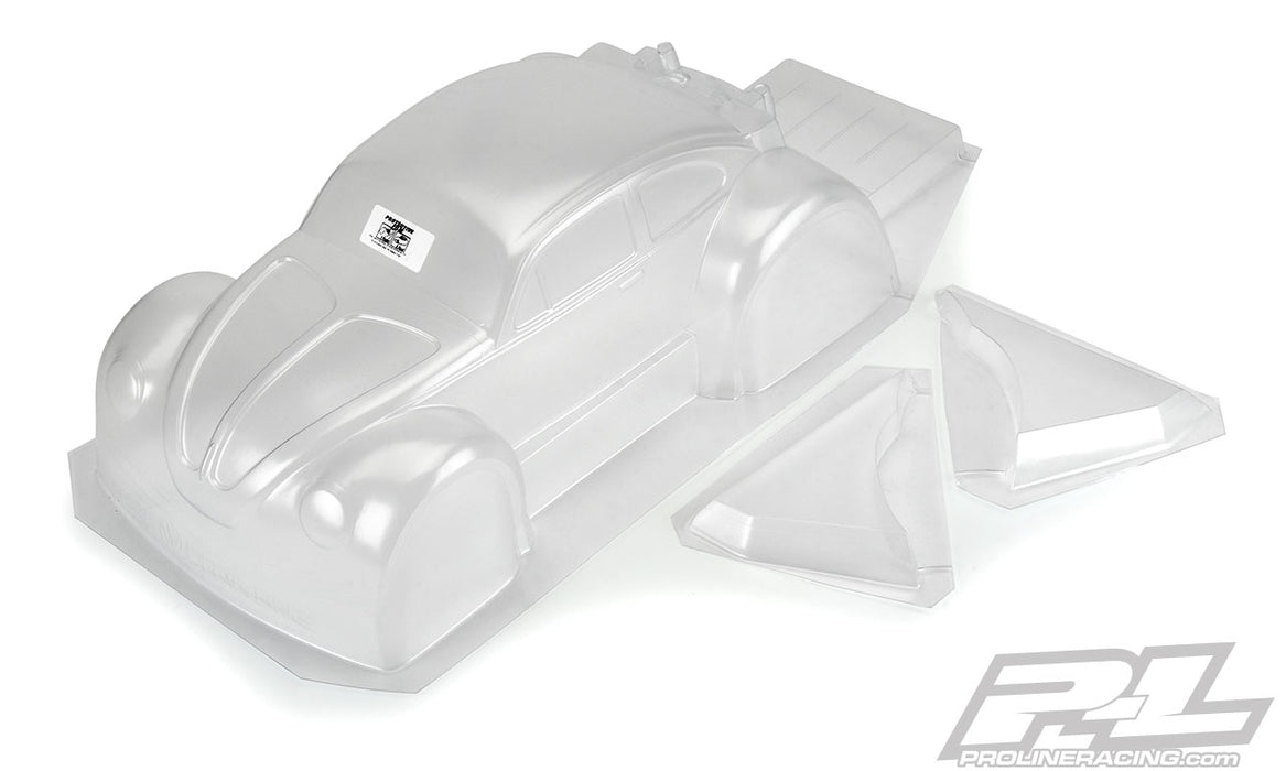 Pro-Line 3558-00 1/10 Volkswagen Bug Clear Body for 2WD Slash/DR10/22S Drag Cars