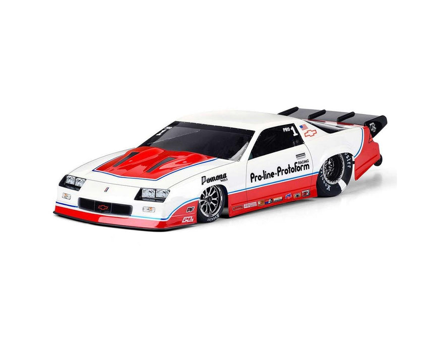 Pro-Line 3564-00 1985 Chevy IROC-Z Clear Body for Slash 1/10 2WD Drag Car  