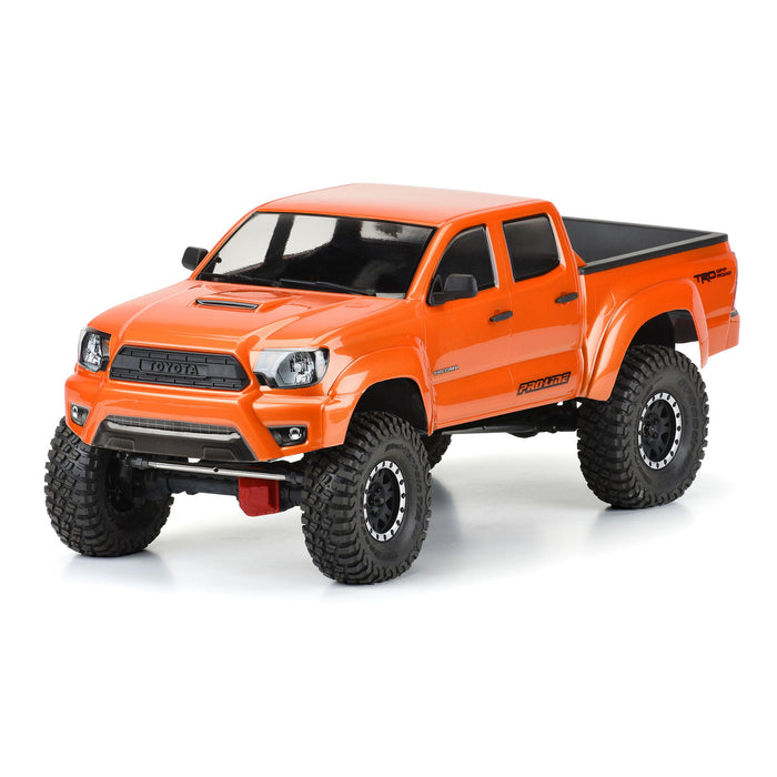 Pro-Line 3568-00 2015 Toyota Tacoma TRD Pro Clear Body for 12.3 WB Crawler
