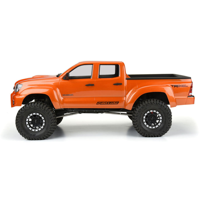 Pro-Line 3568-00 2015 Toyota Tacoma TRD Pro Clear Body for 12.3 WB Crawler