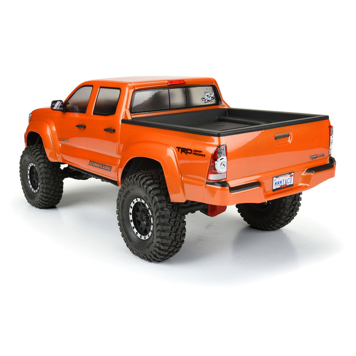 Pro-Line 3568-00 2015 Toyota Tacoma TRD Pro Clear Body for 12.3 WB Crawler