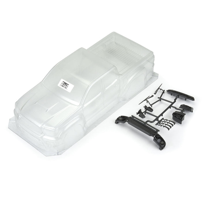 Pro-Line 3568-00 2015 Toyota Tacoma TRD Pro Clear Body for 12.3 WB Crawler