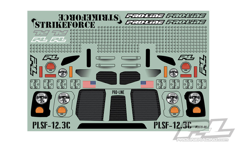 Pro-Line 3576-00 Strikeforce Clear Crawler Body 12.3 (313mm) Wheelbase