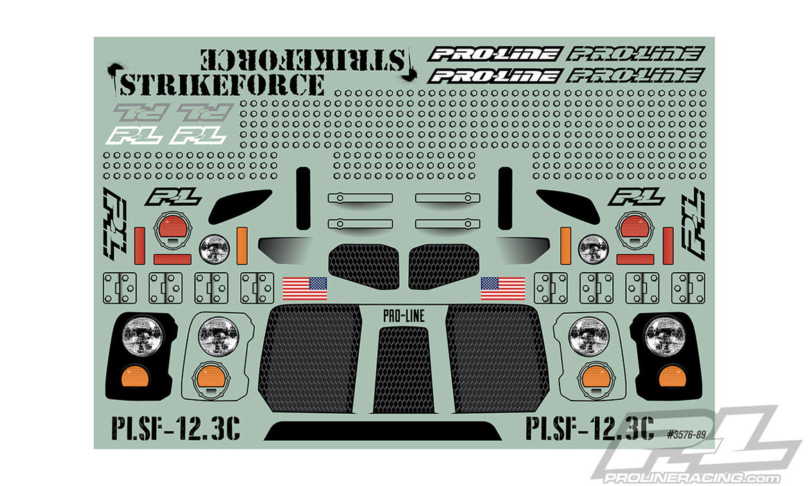 Pro-Line 3576-00 Strikeforce Clear Crawler Body 12.3 (313mm) Wheelbase