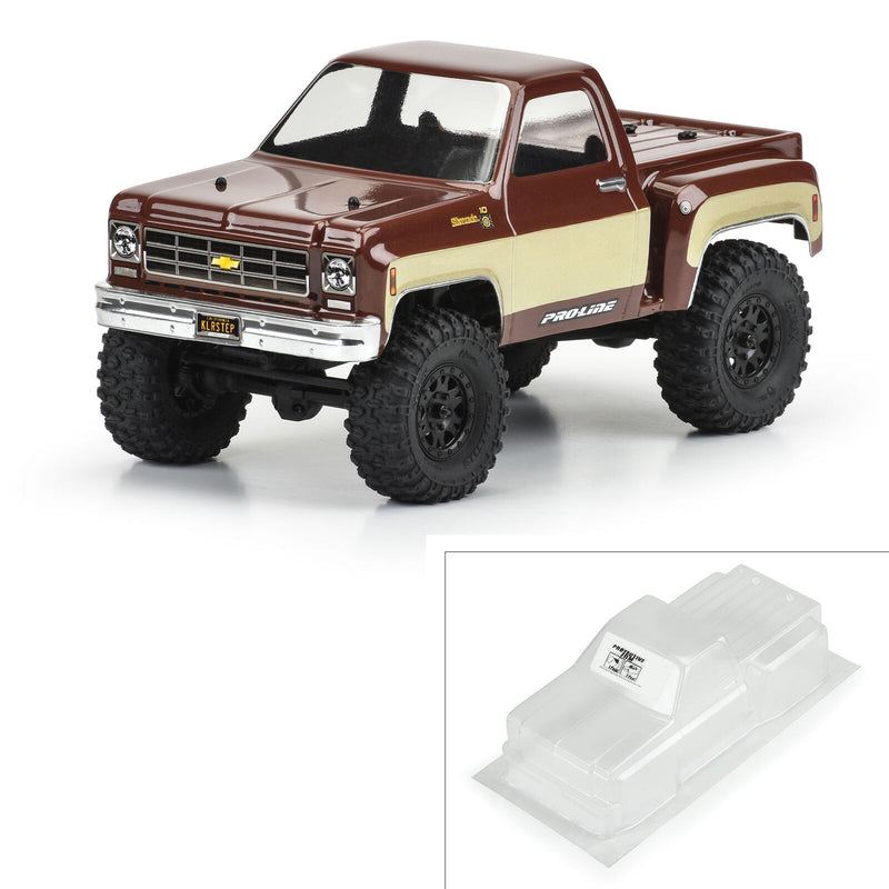 Pro-Line 3583-00 1978 Chevy K-10 Clear Body for 1/24 SCX24 Crawler