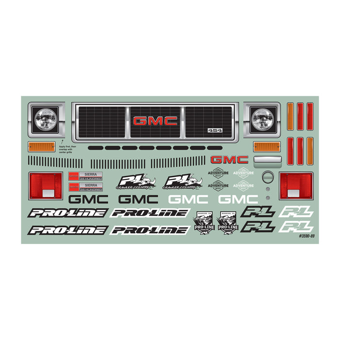 Pro-Line 3590-00 1973 GMC® Sierra™ 3500 Dually Clear Body for 12.3 WB Crawler