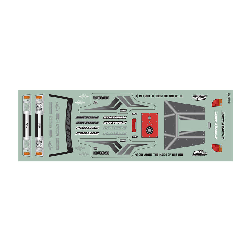 Pro-Line 3596-00 Cliffhanger Performance Clear Body for SCX24 Crawler