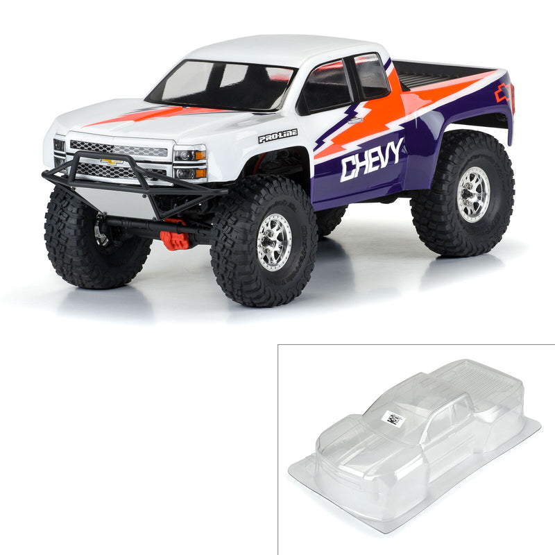 Pro-Line 3601-00 2015 Chevy Silverado Pre-Runner Clear Body Fits 12.3" Wheelbase