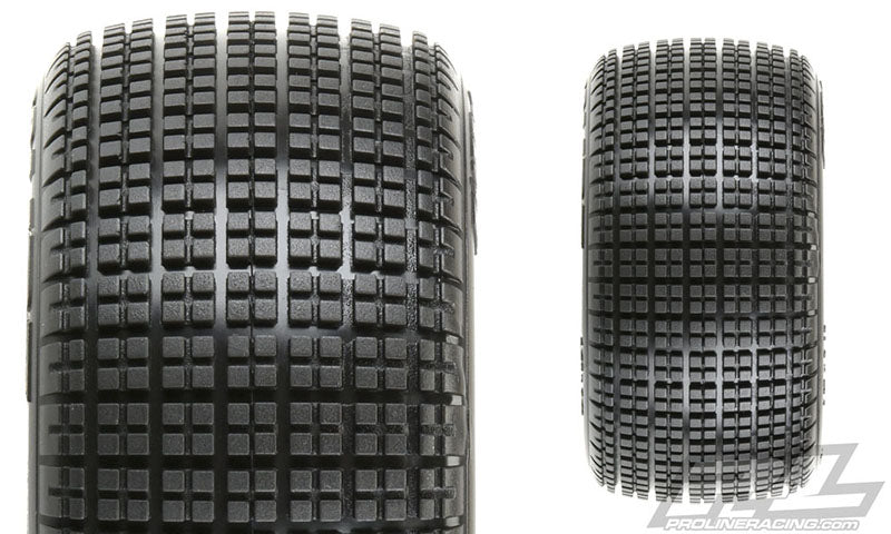 Pro-Line 8270-02 2.2" Slide Job Rear 4x4 Buggy Dirt Oval Tires (M4 Super Soft) 2 Pack
