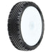 Pro-Line 8278-13 Prism 2.2" Z3 (Medium Carpet) Front Buggy Tires on White Wheels 1 Pair