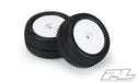 Pro-Line 8297-13 White Rear Wheels with Prism Carpet Tires for Mini-B 1 Pair