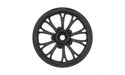 Pro-Line 2775-03 Black 2.2" Pomona Drag Spec Front Wheels 2 Pack