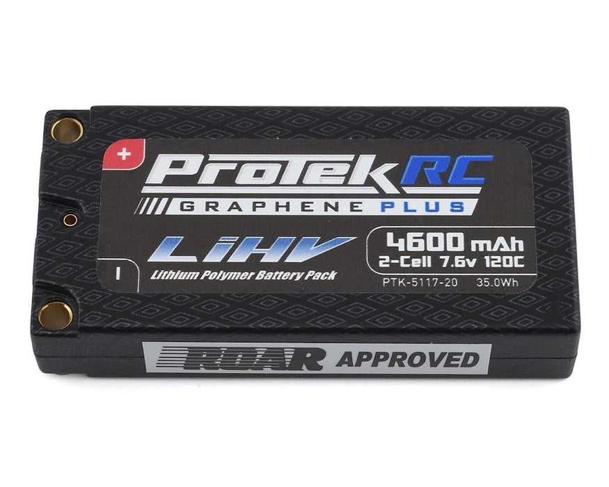 Protek RC 5117-20 2S 120C Si-Graphene 4600mAh 7.6V High Voltage Shorty LiPo Battery