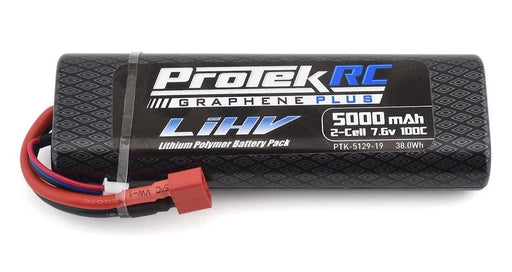 Protek RC 5129-19 2S 100C Si-Graphene 5000mAh 7.6V High Voltage LiPo Battery