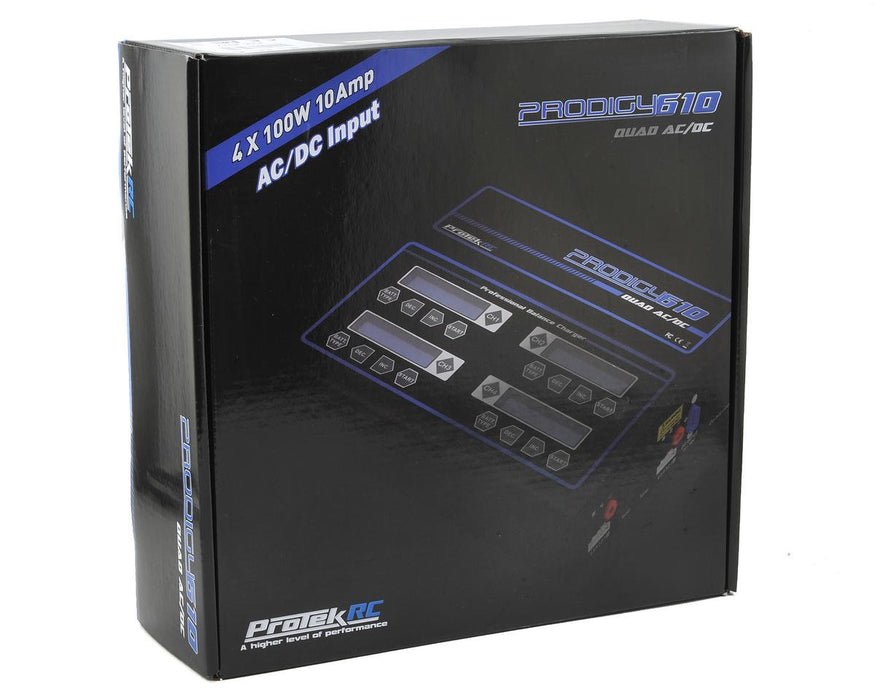 ProTek RC 8517 Prodigy 610 QUAD AC/DC 10A 100W RC Battery Charger