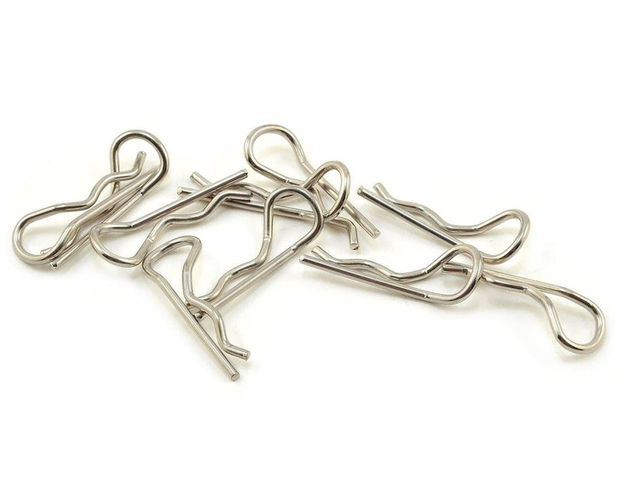 ProTek RC 8704 1/10 Standard Bent Body Clip 10 Pack